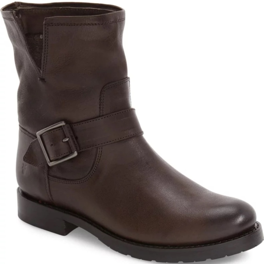 Women's Brown Ankle Moto Boots size 10